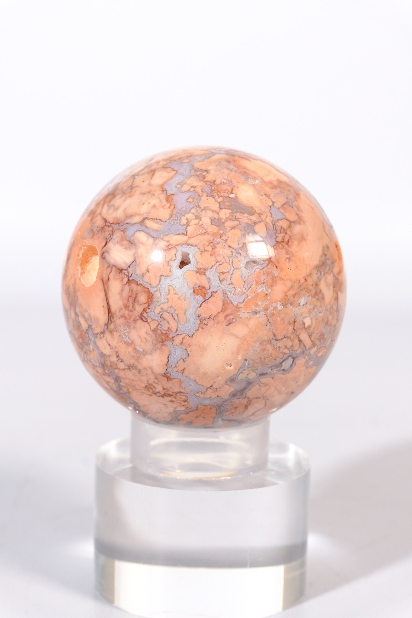 Pink Agate Sphere
