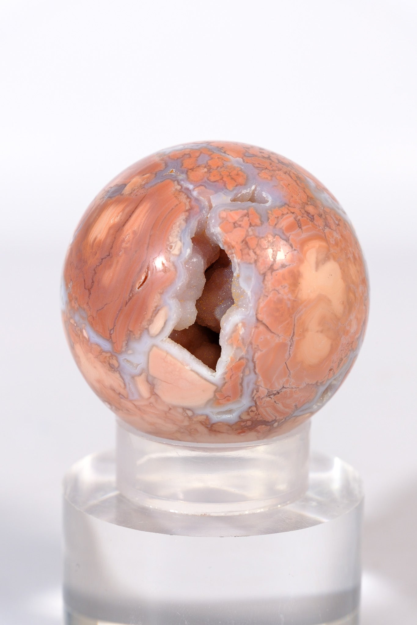Pink Agate Sphere