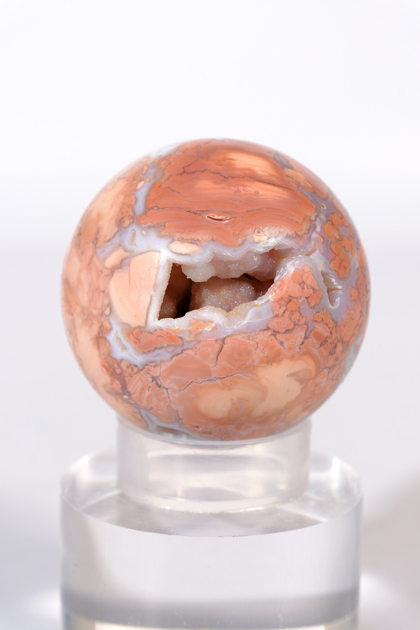 Pink Agate Sphere