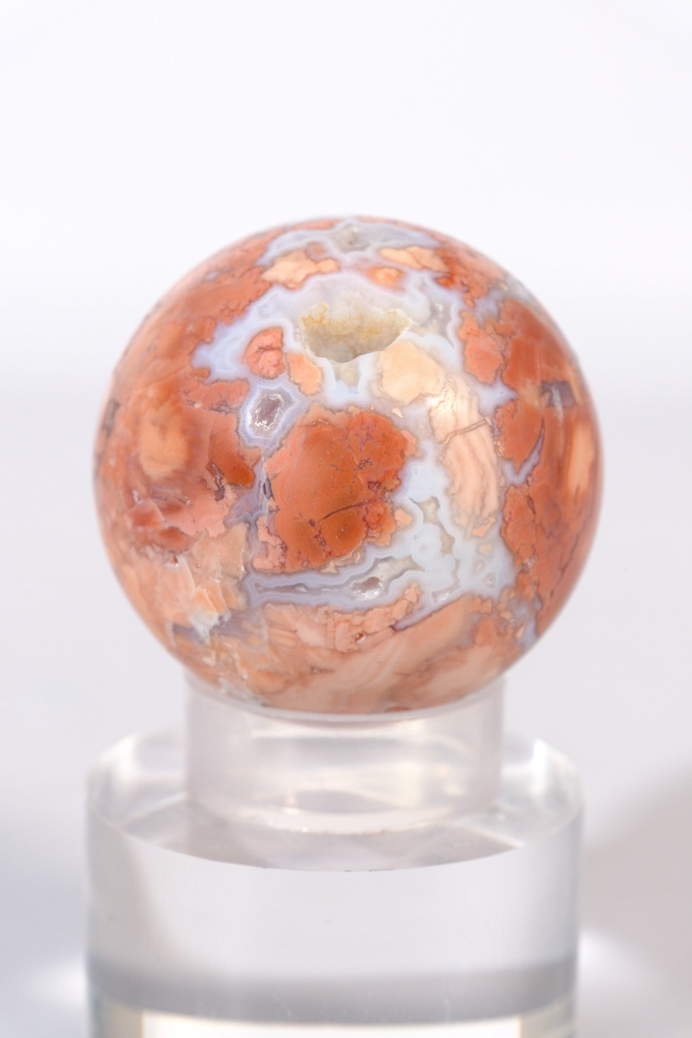Pink Agate Sphere
