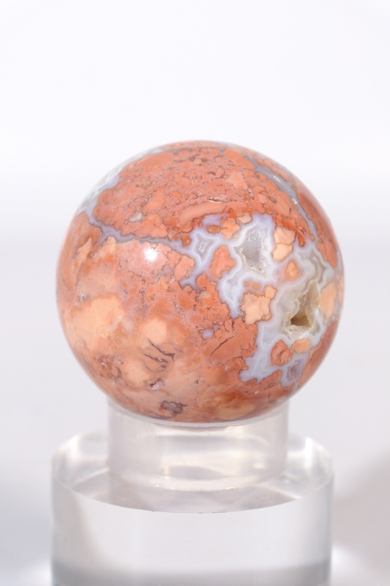 Pink Agate Sphere
