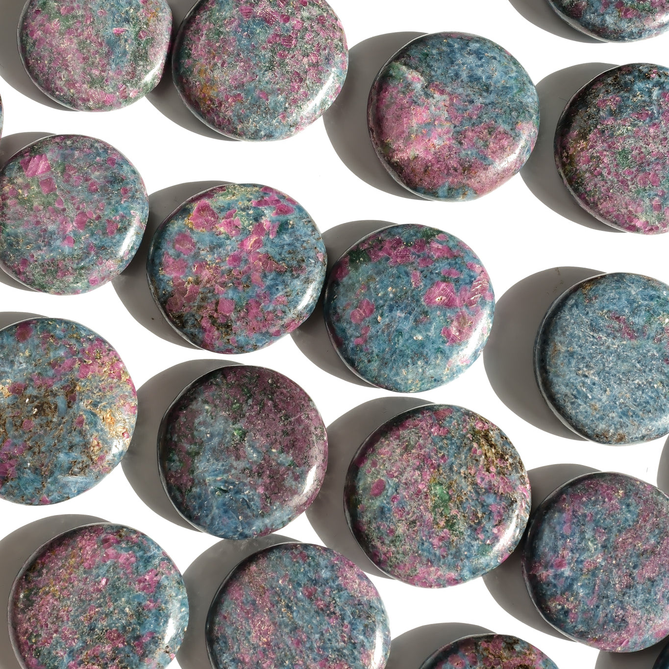 Ruby Kyanite Flat Stone
