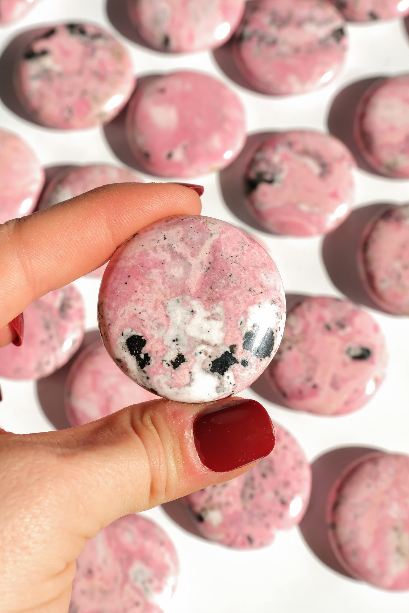 Rhodonite Flat Stone