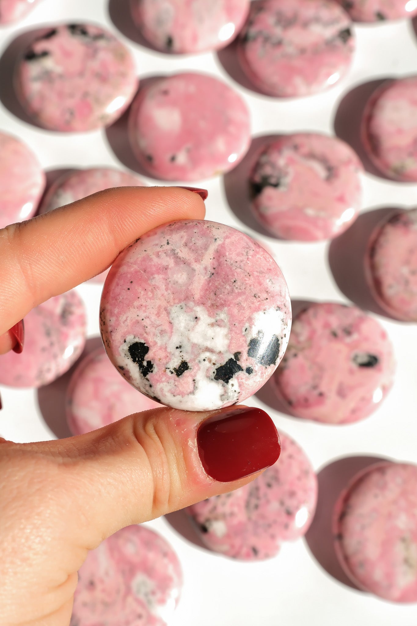 Rhodonite Flat Stone