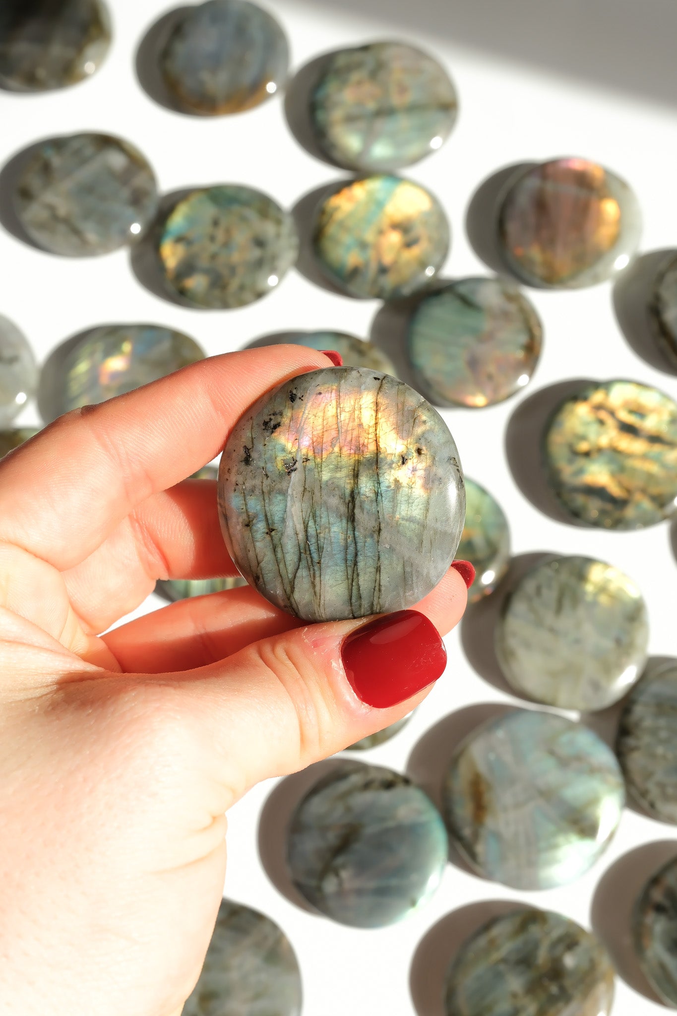 Labradorite Flat Stone