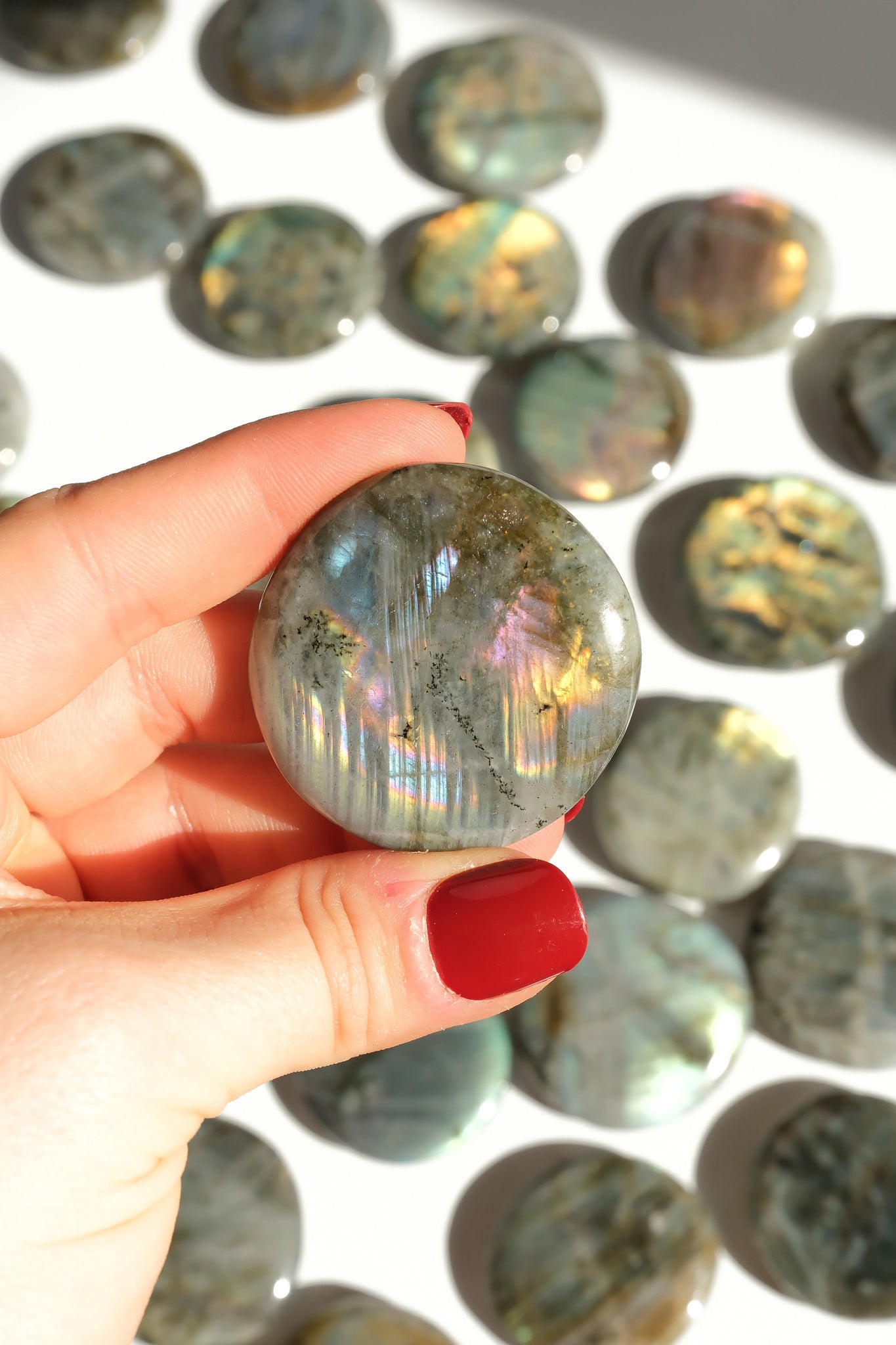 Labradorite Flat Stone