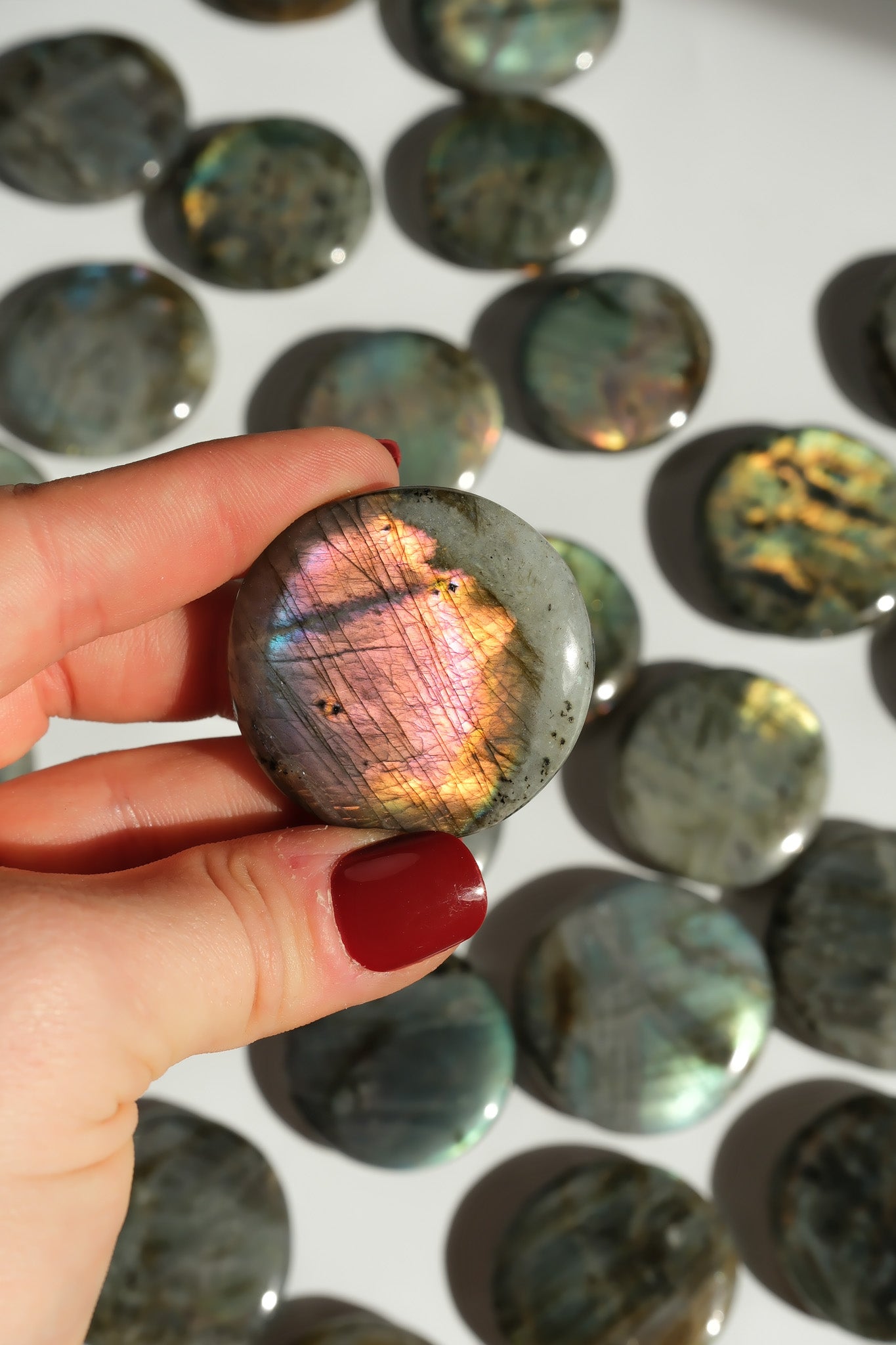 Labradorite Flat Stone
