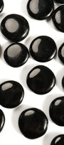 Black Obsidian Flat Stone