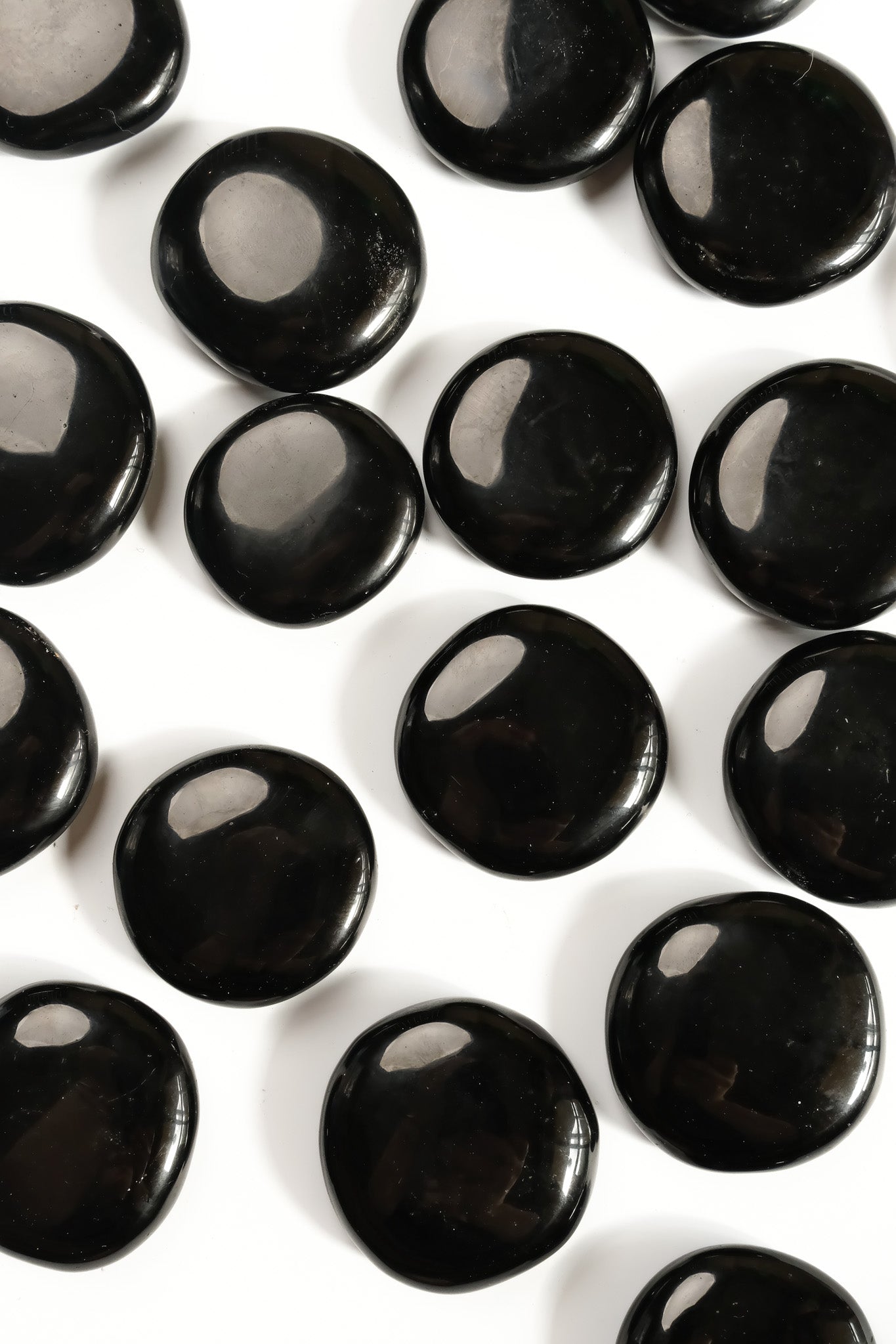 Black Obsidian Flat Stone