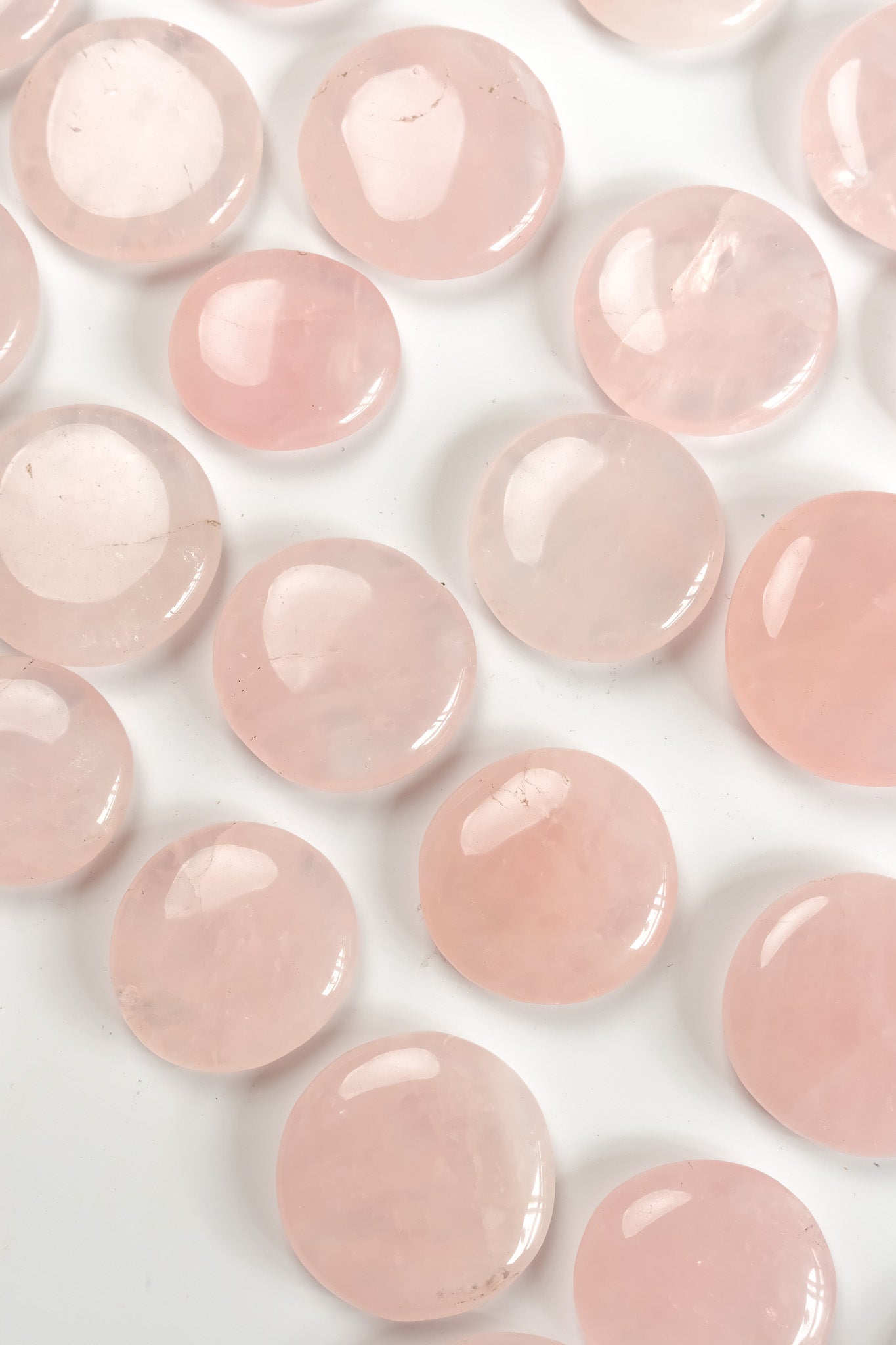 Rose Quartz Flat Stone