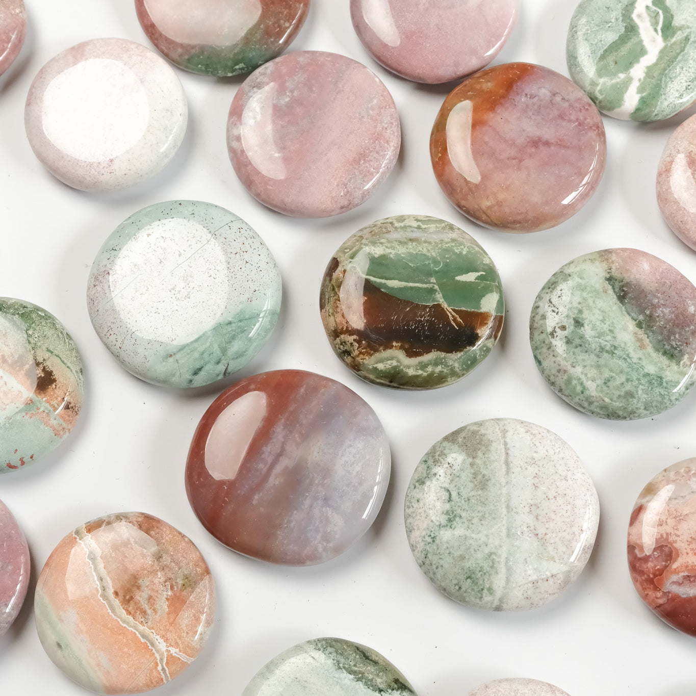 Unicorn Jasper Flat Stone