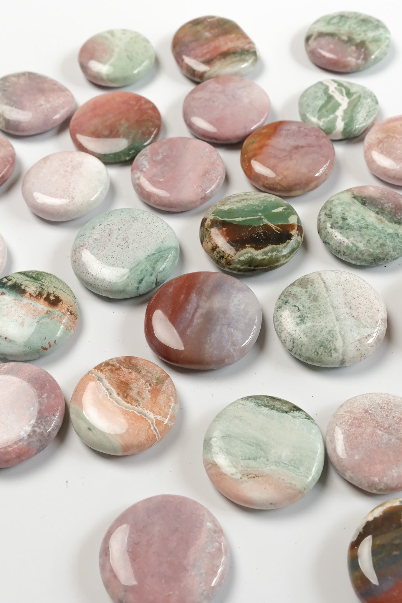 Unicorn Jasper Flat Stone