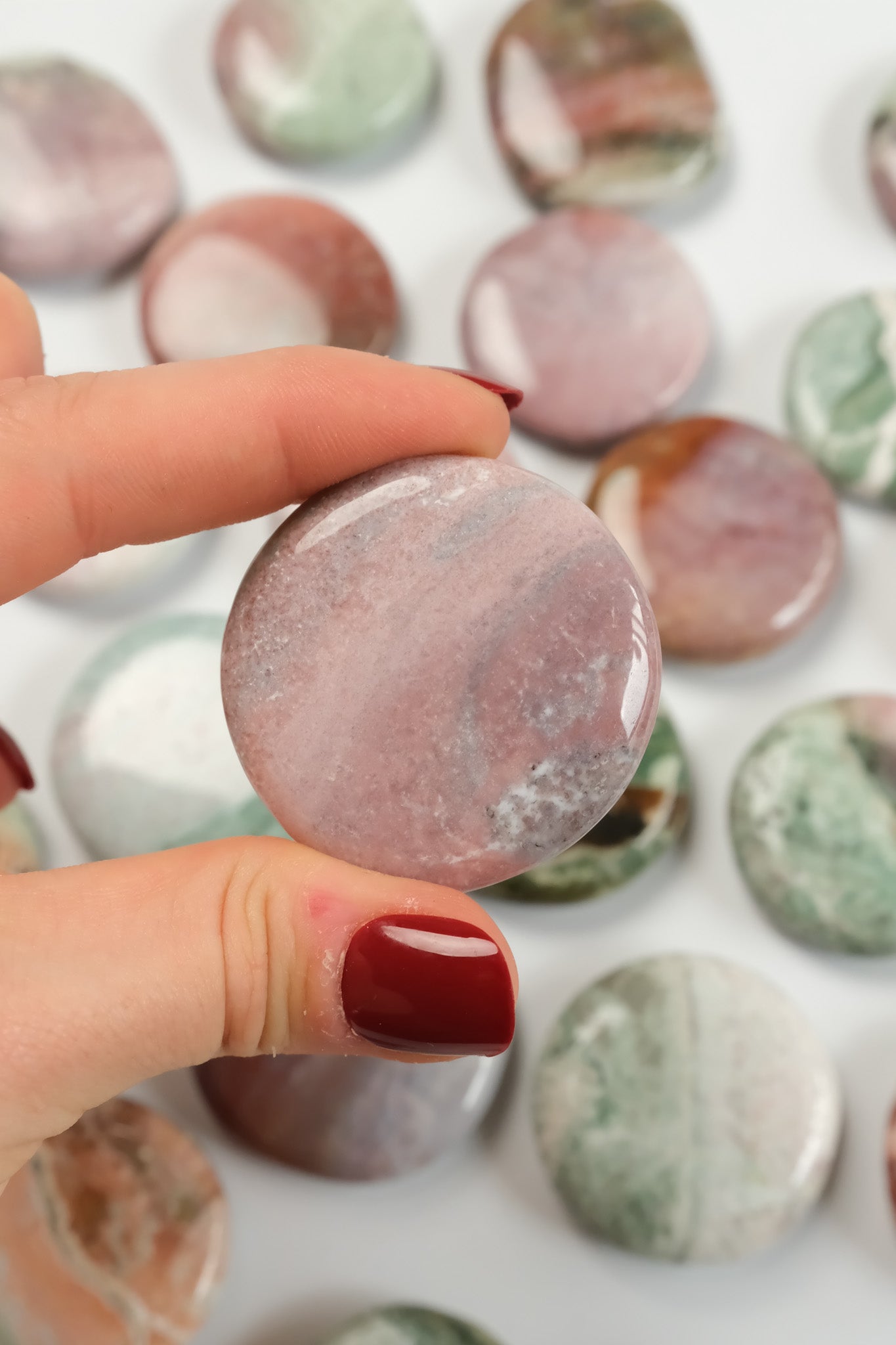 Unicorn Jasper Flat Stone
