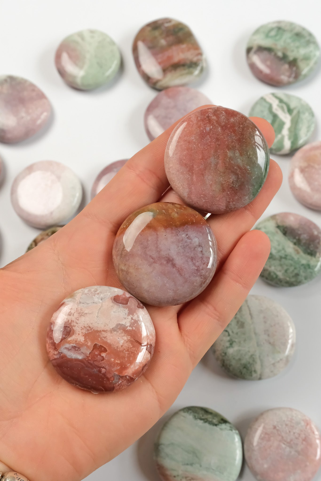 Unicorn Jasper Flat Stone