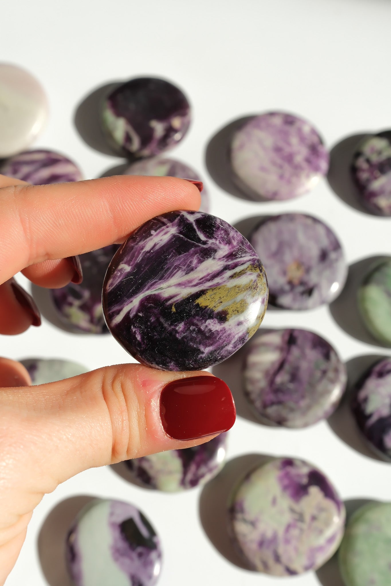 Kammererite Flat Stone