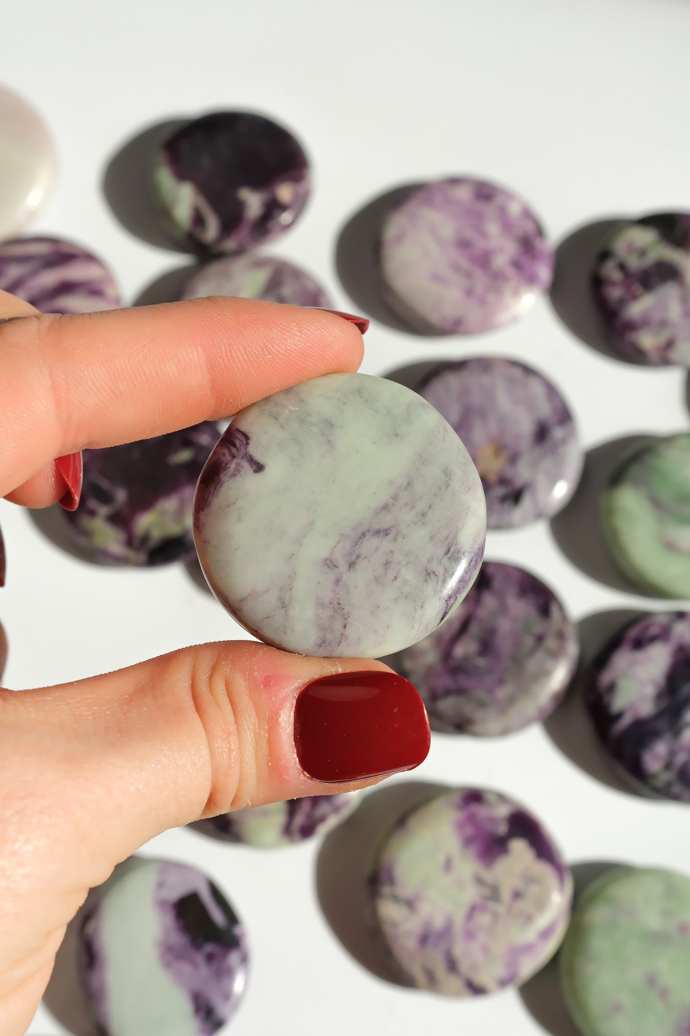 Kammererite Flat Stone