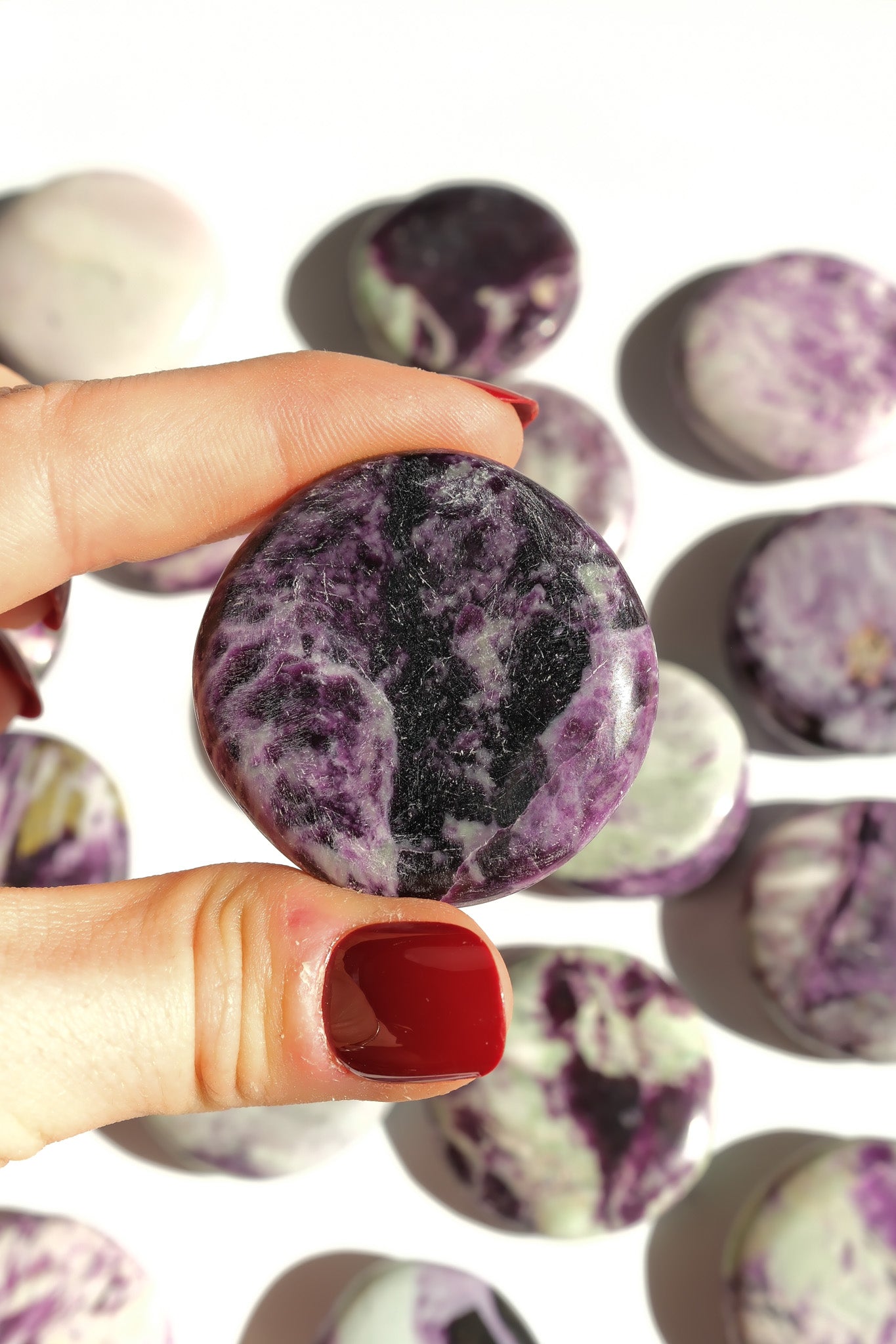 Kammererite Flat Stone