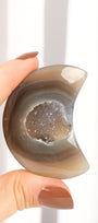 Druzy Agate Moon