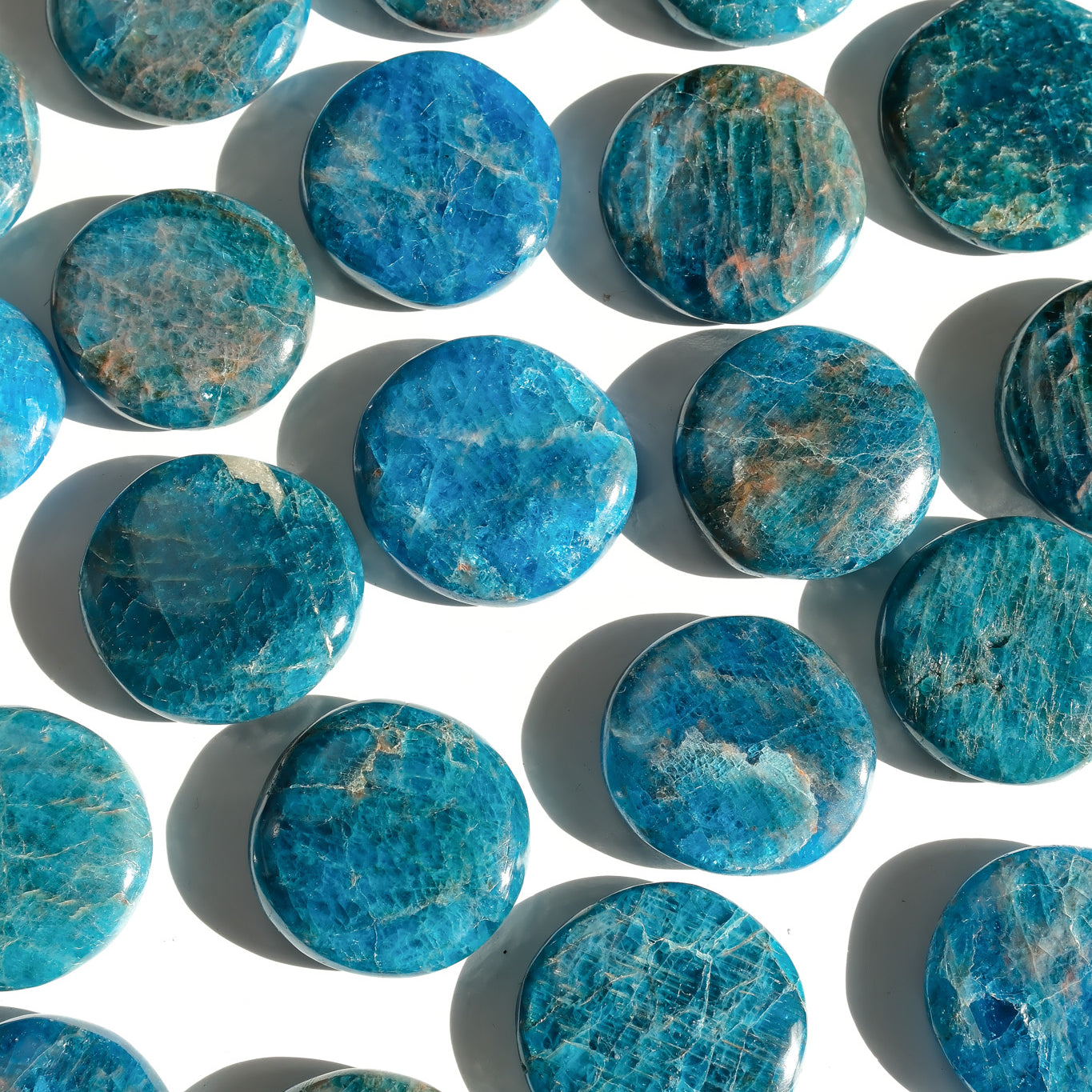 Blue Apatite Flat Stone