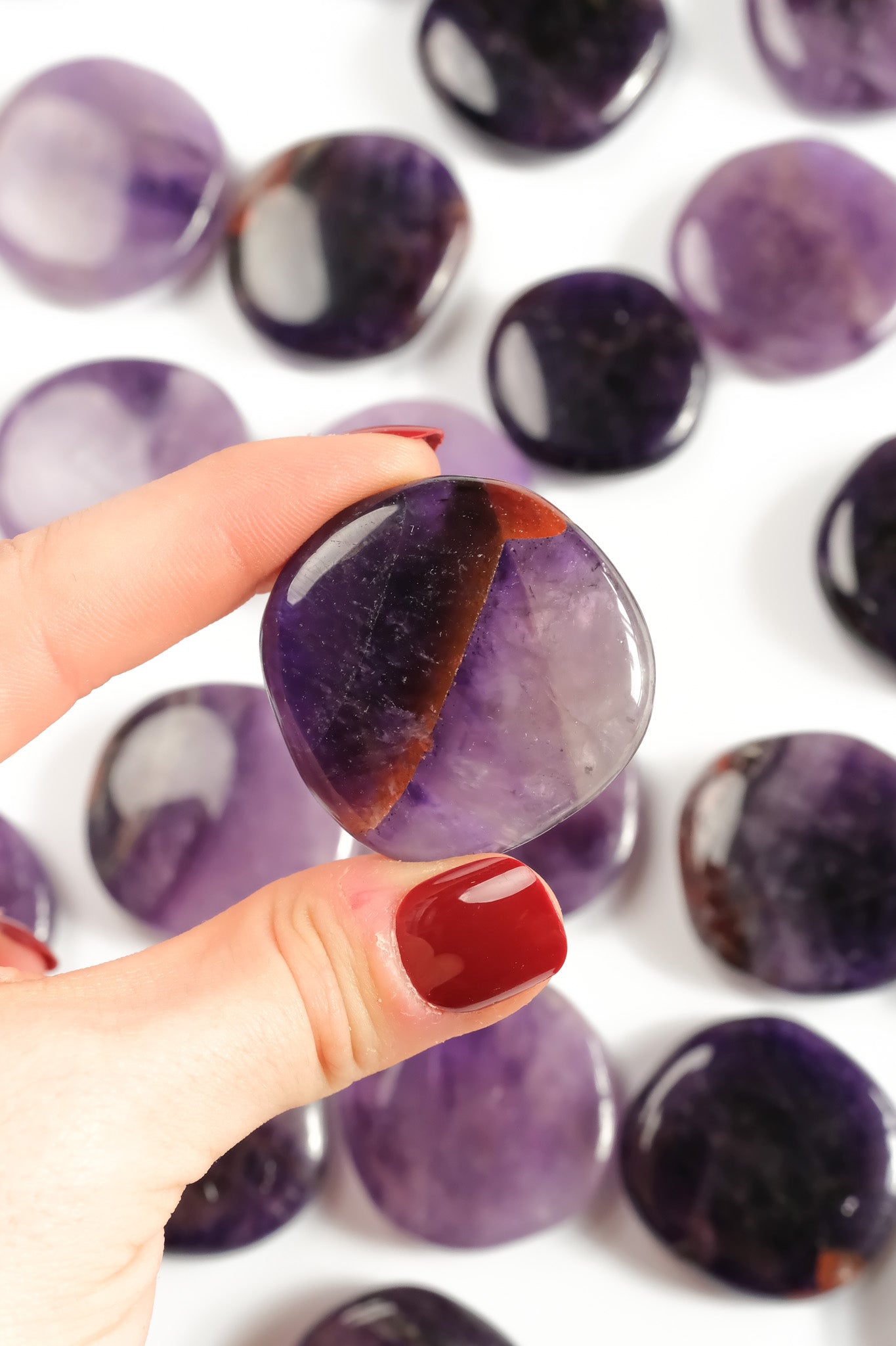 Amethyst Flat Stone