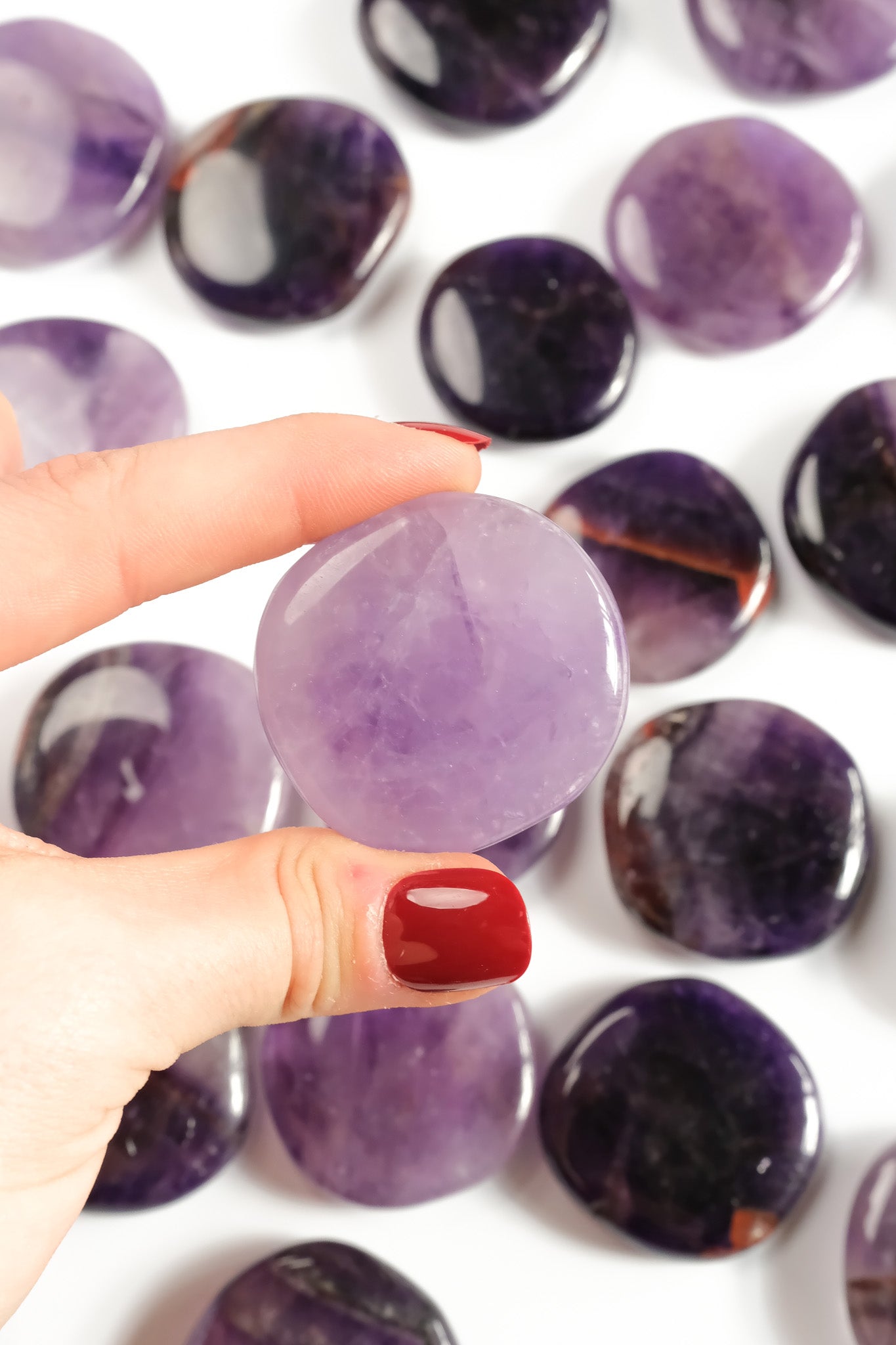 Amethyst Flat Stone