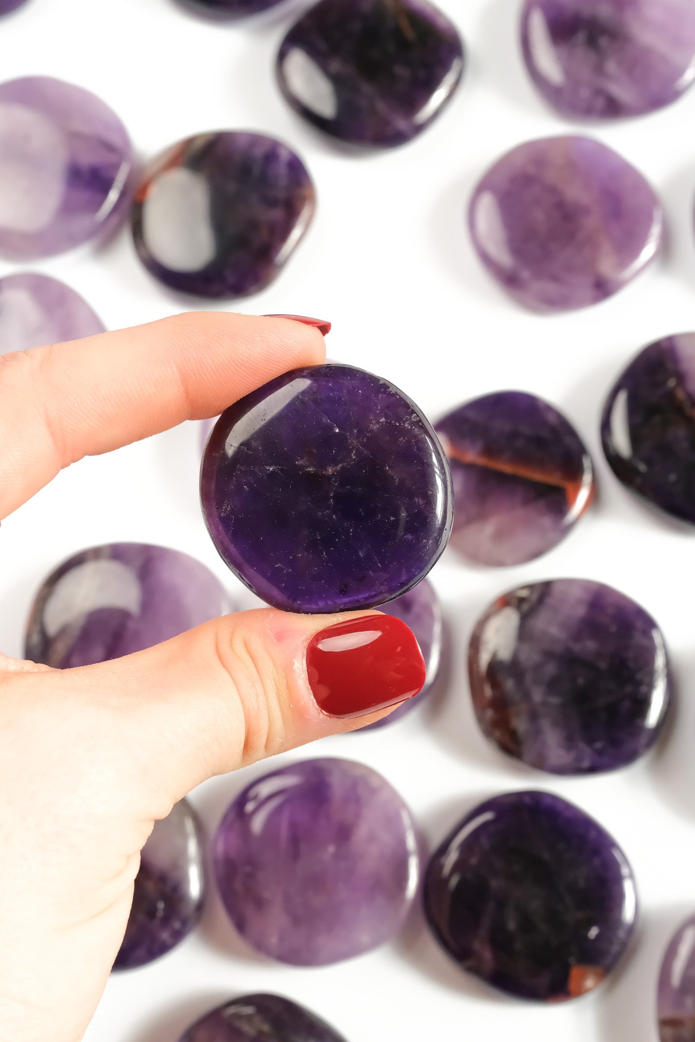Amethyst Flat Stone