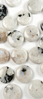 Rainbow Moonstone Flat Stone