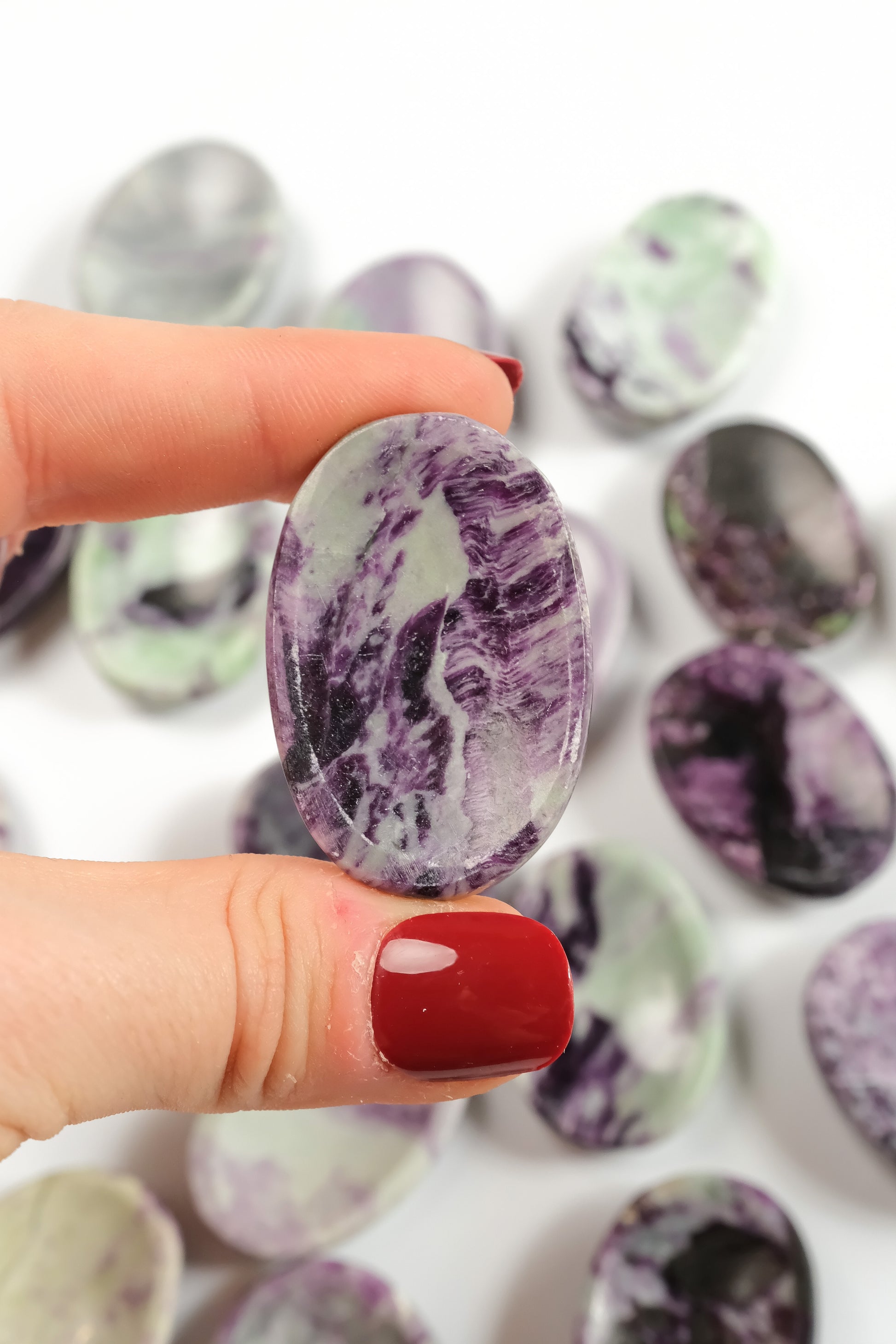 Kammererite Worry Stone