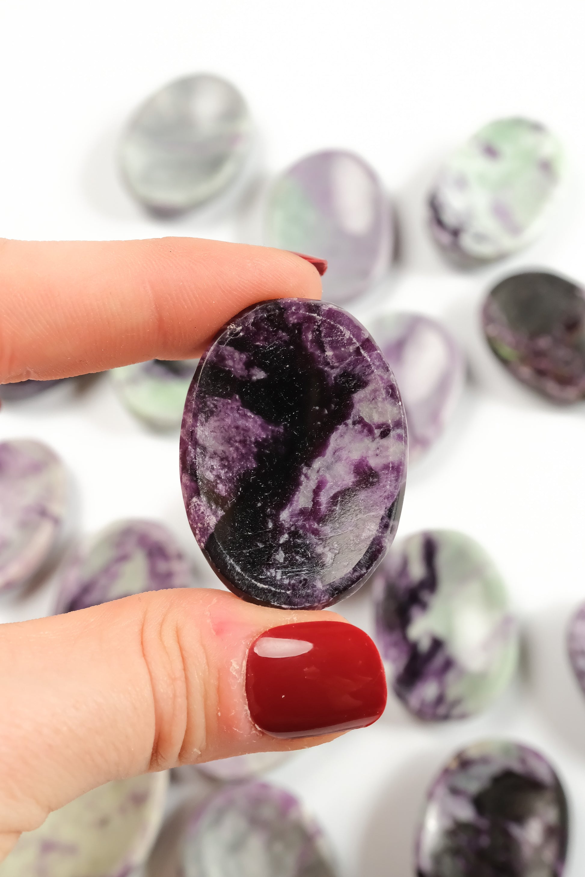 Kammererite Worry Stone