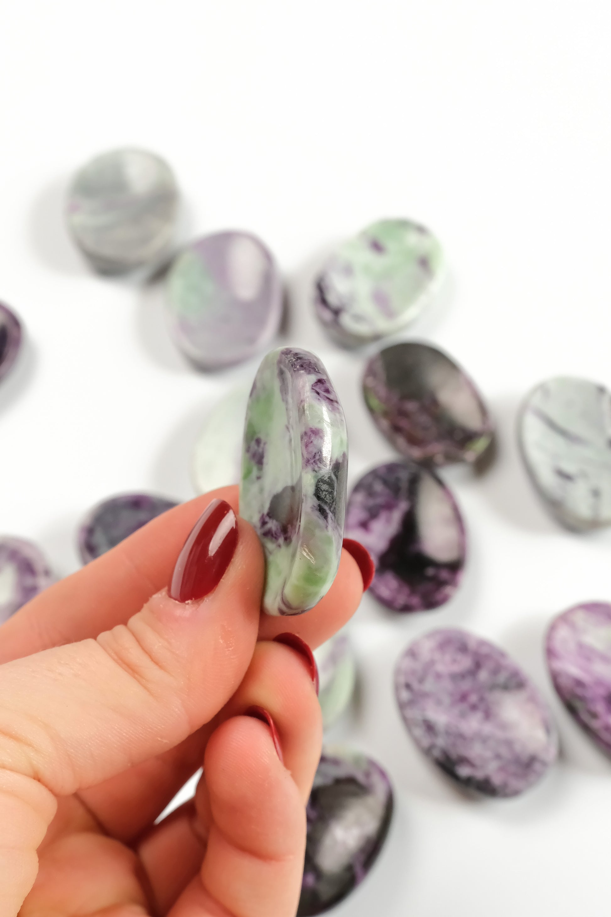 Kammererite Worry Stone