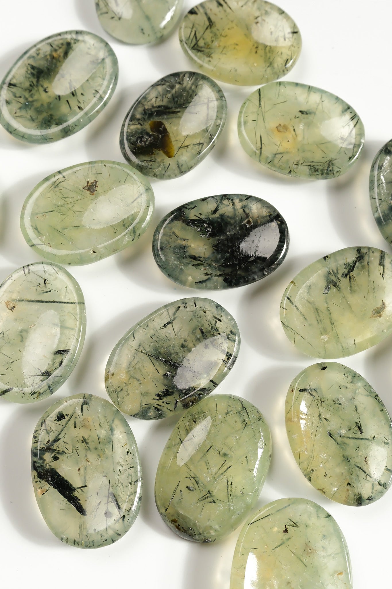 Prehnite Worry Stone