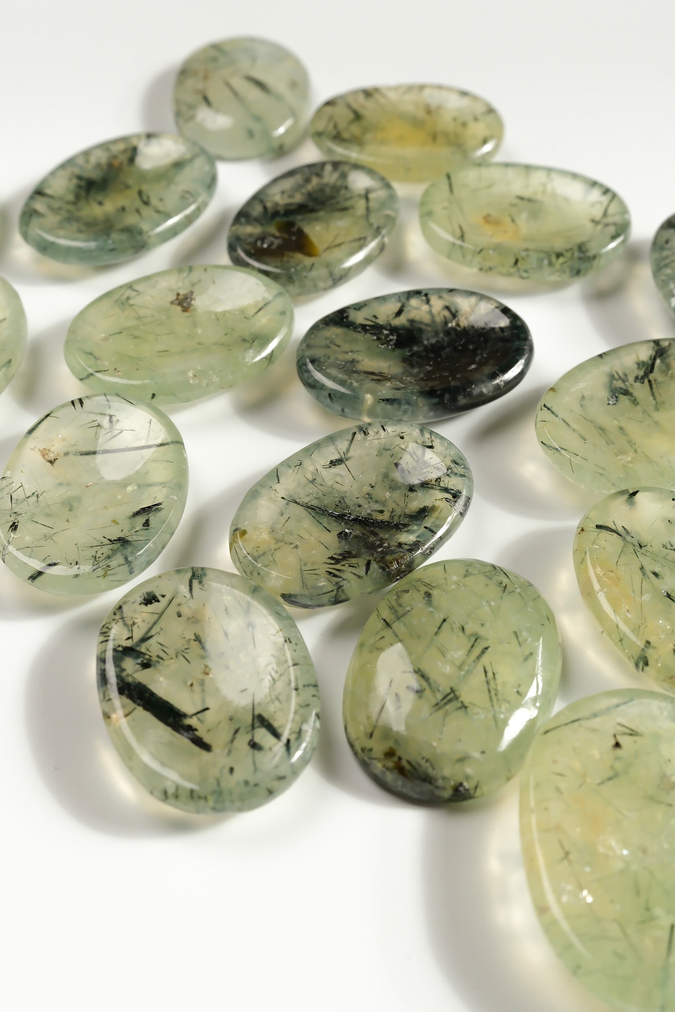 Prehnite Worry Stone