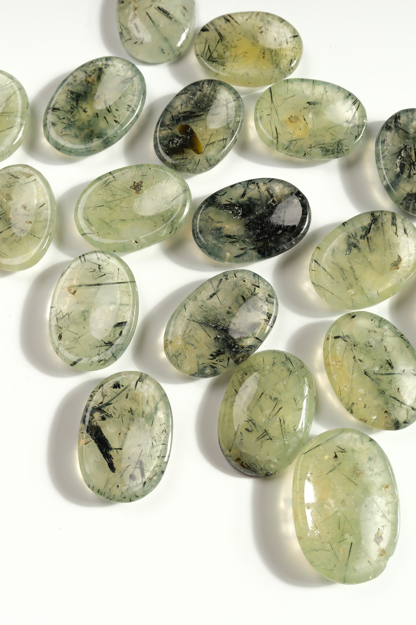 Prehnite Worry Stone