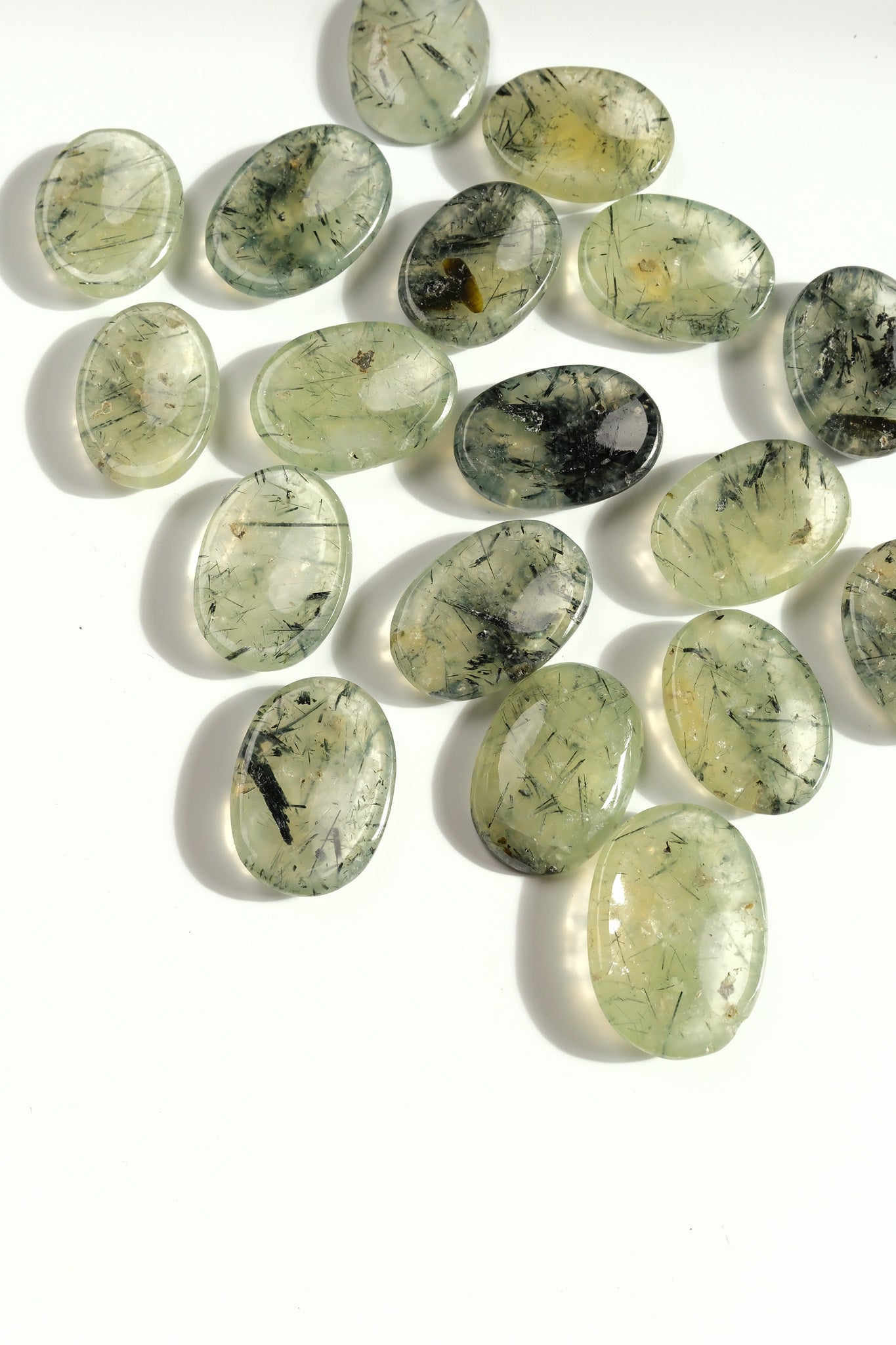 Prehnite Worry Stone