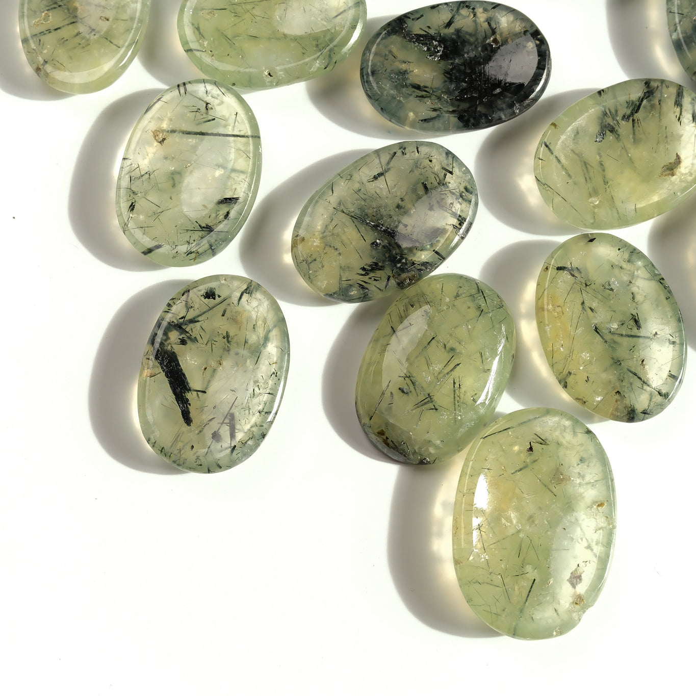 Prehnite Worry Stone