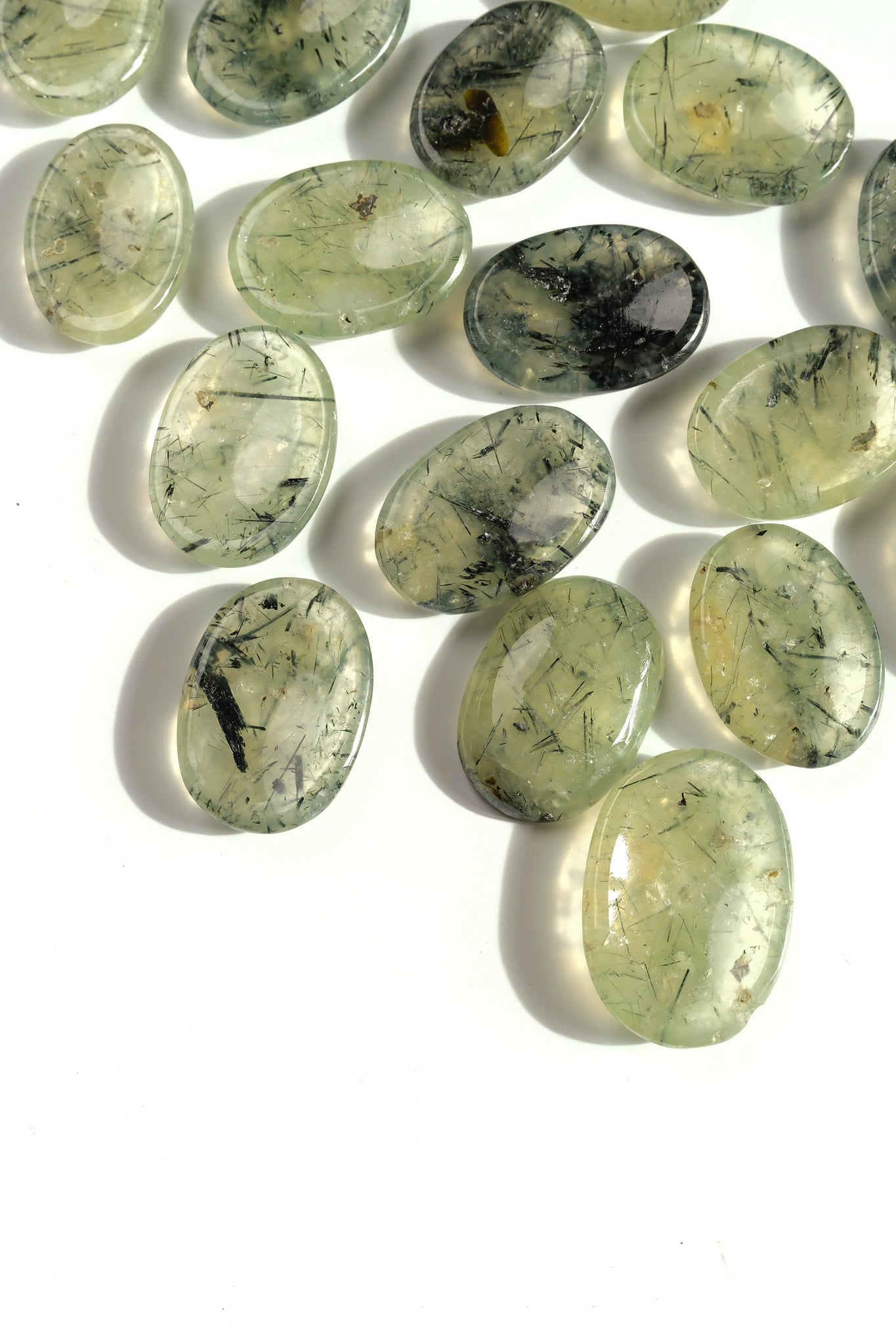 Prehnite Worry Stone