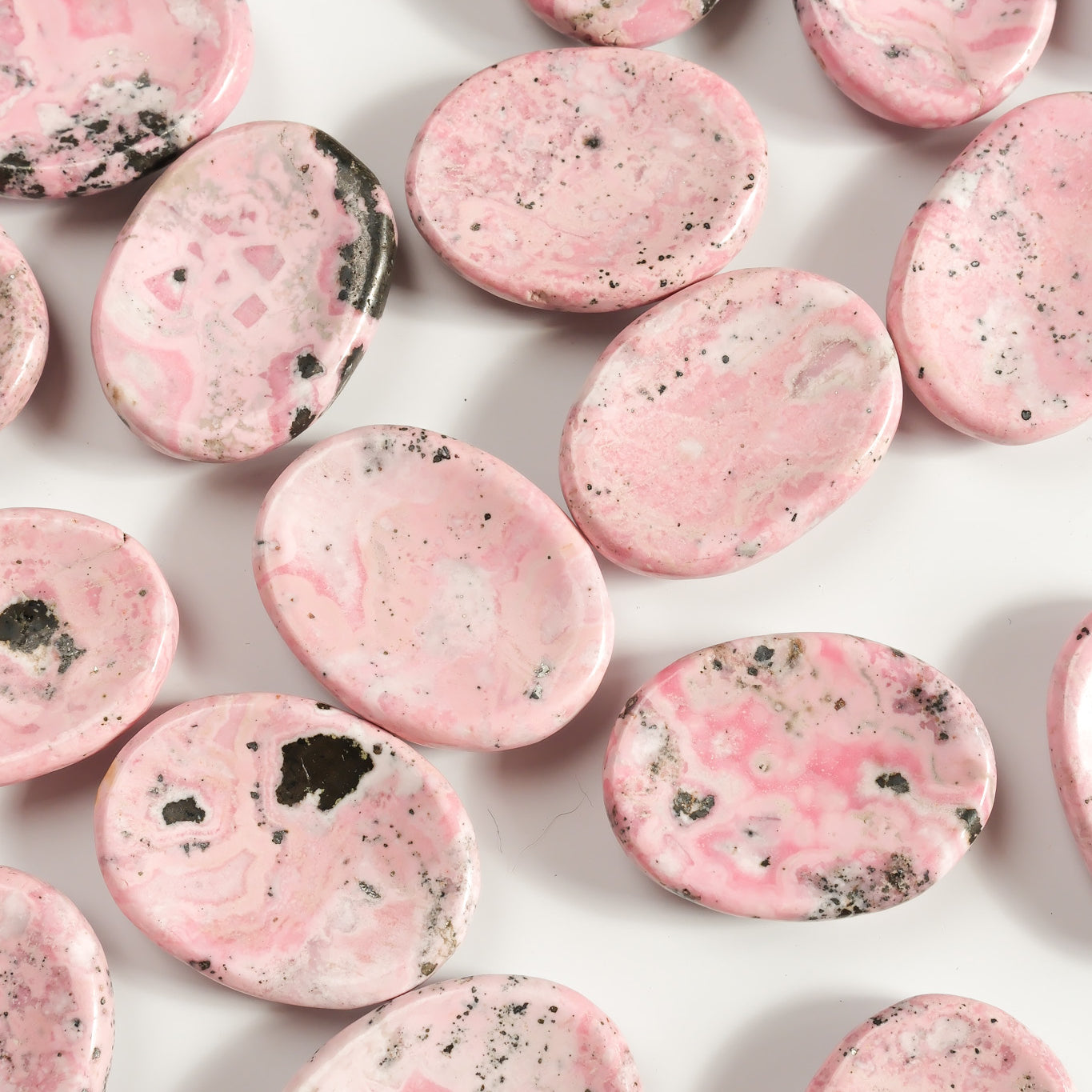 Rhodonite Worry Stone