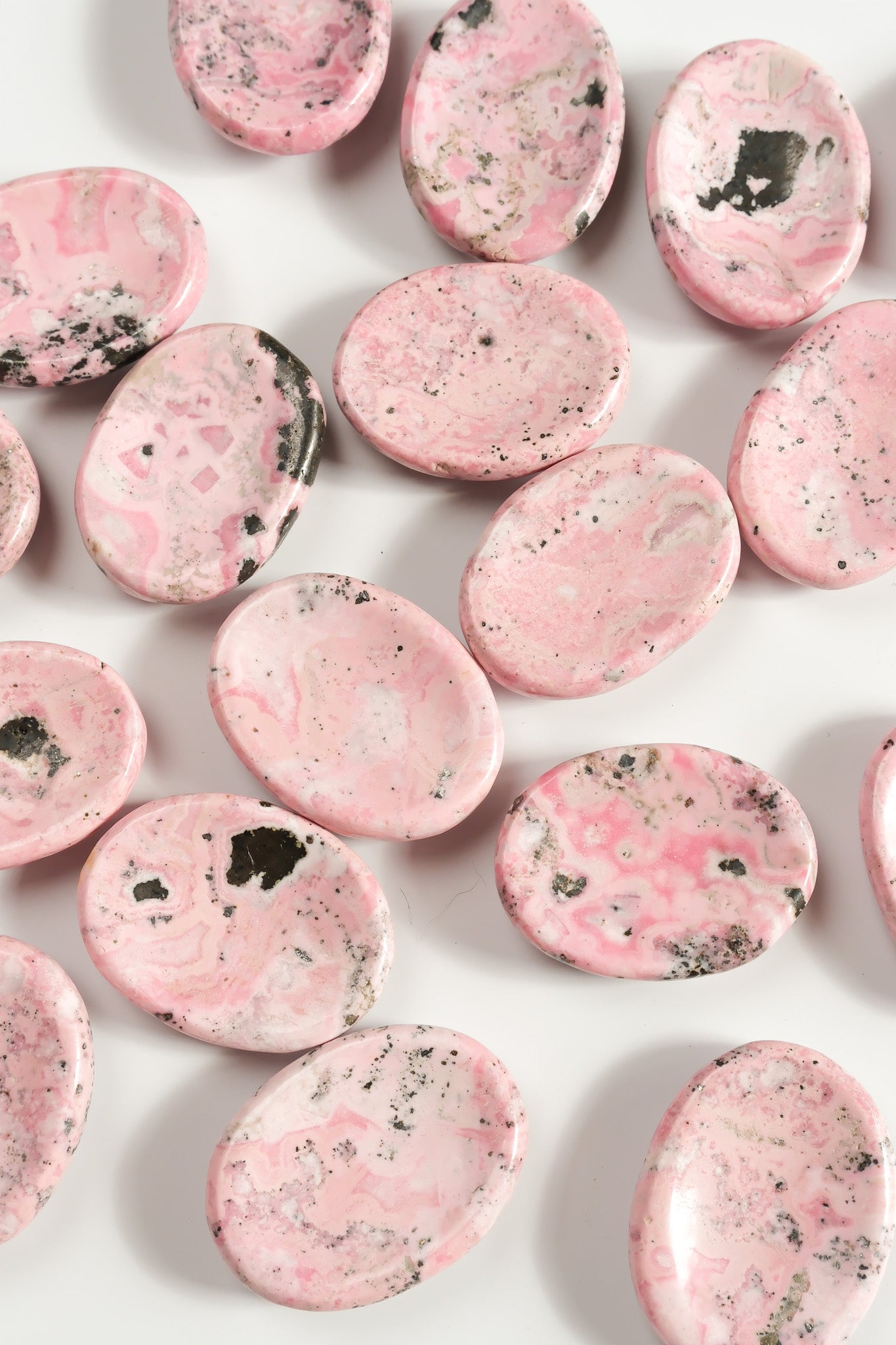 Rhodonite Worry Stone