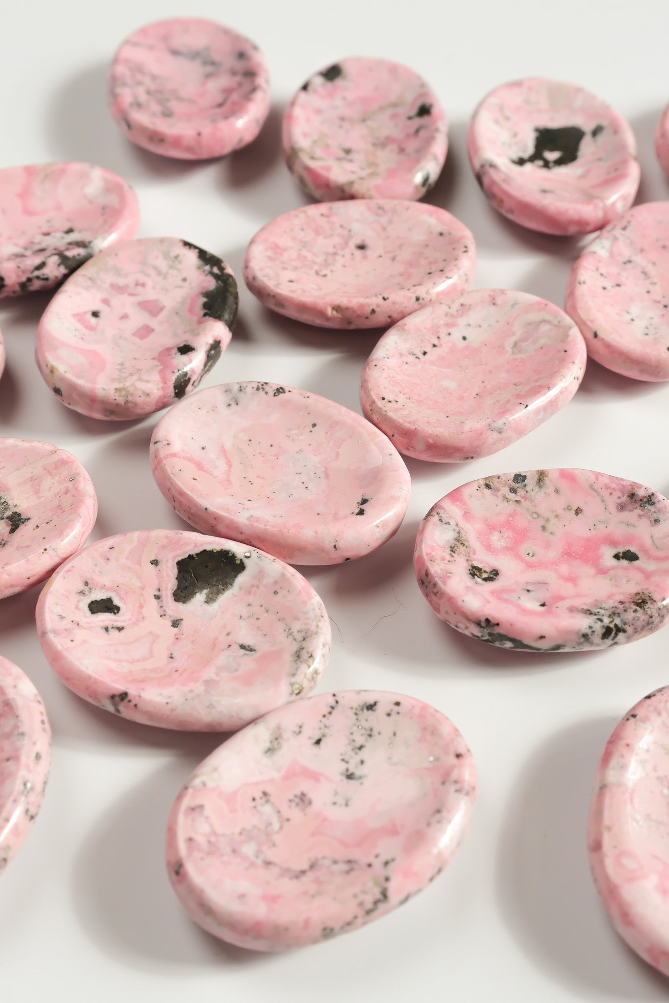 Rhodonite Worry Stone