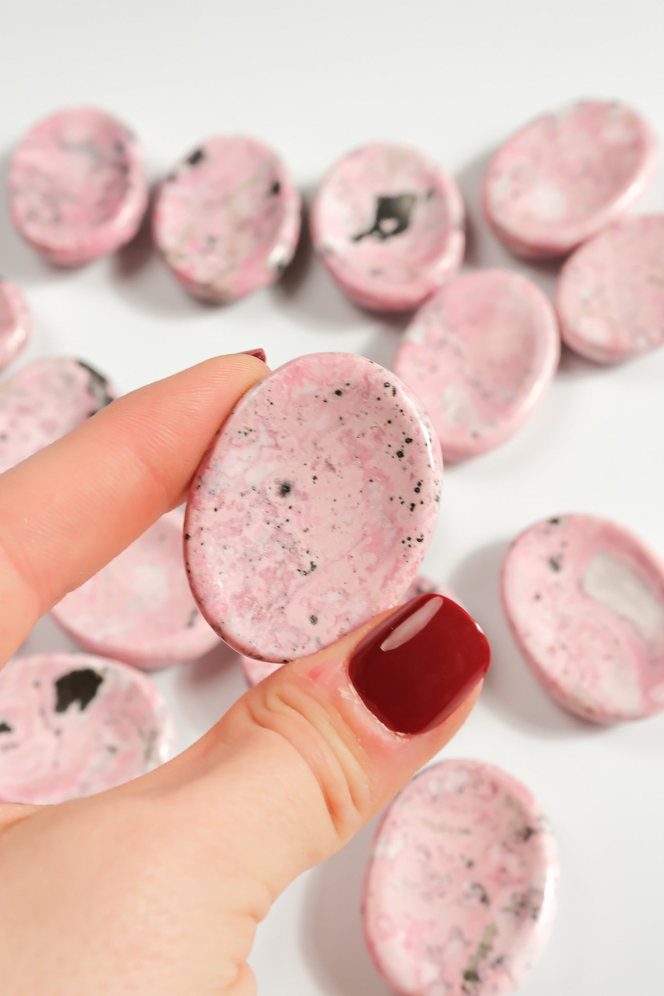 Rhodonite Worry Stone