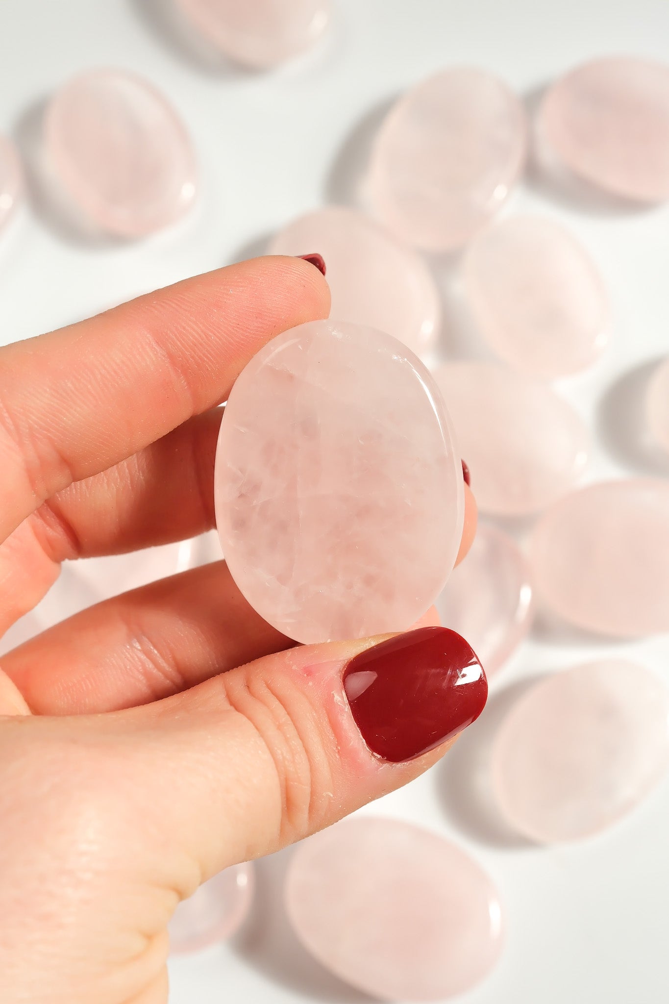 Rose Quartz Worry Stone