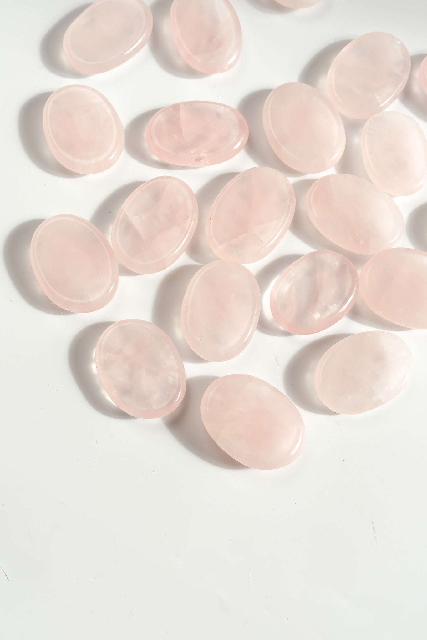 Rose Quartz Worry Stone