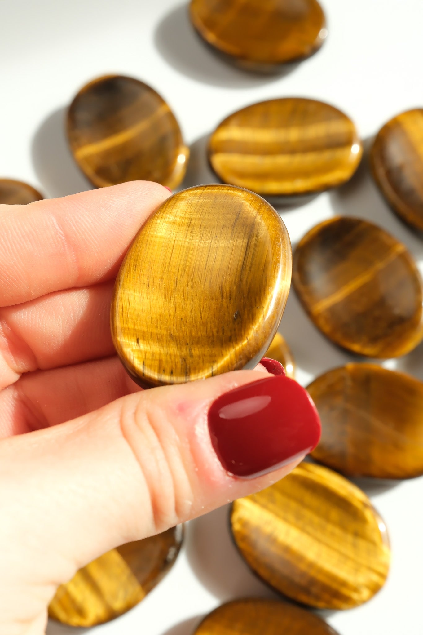 Tigers Eye Worry Stone