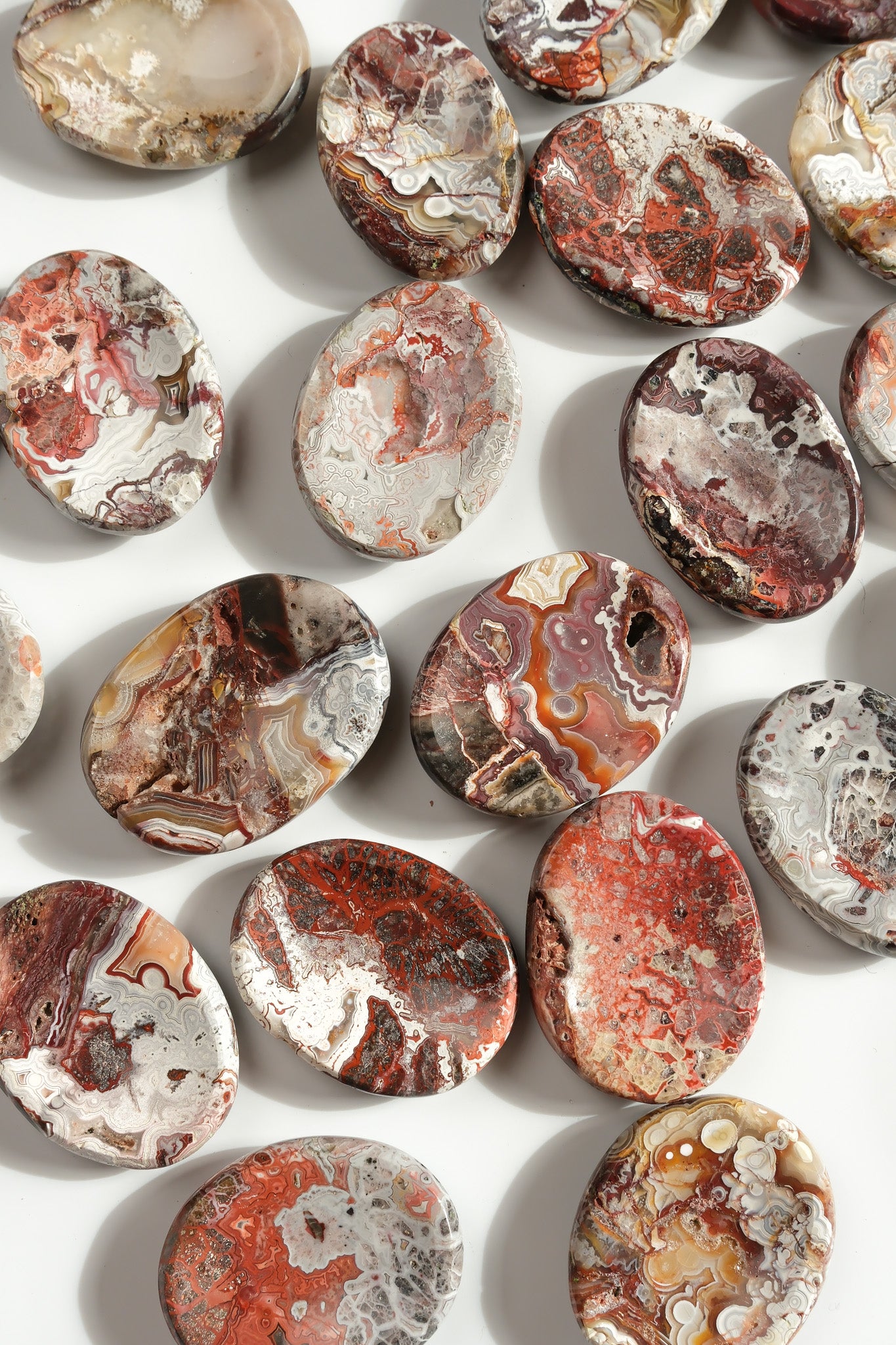 Crazy Lace Agate Worry Stone