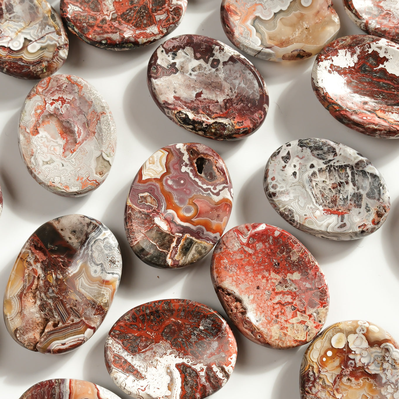 Crazy Lace Agate Worry Stone