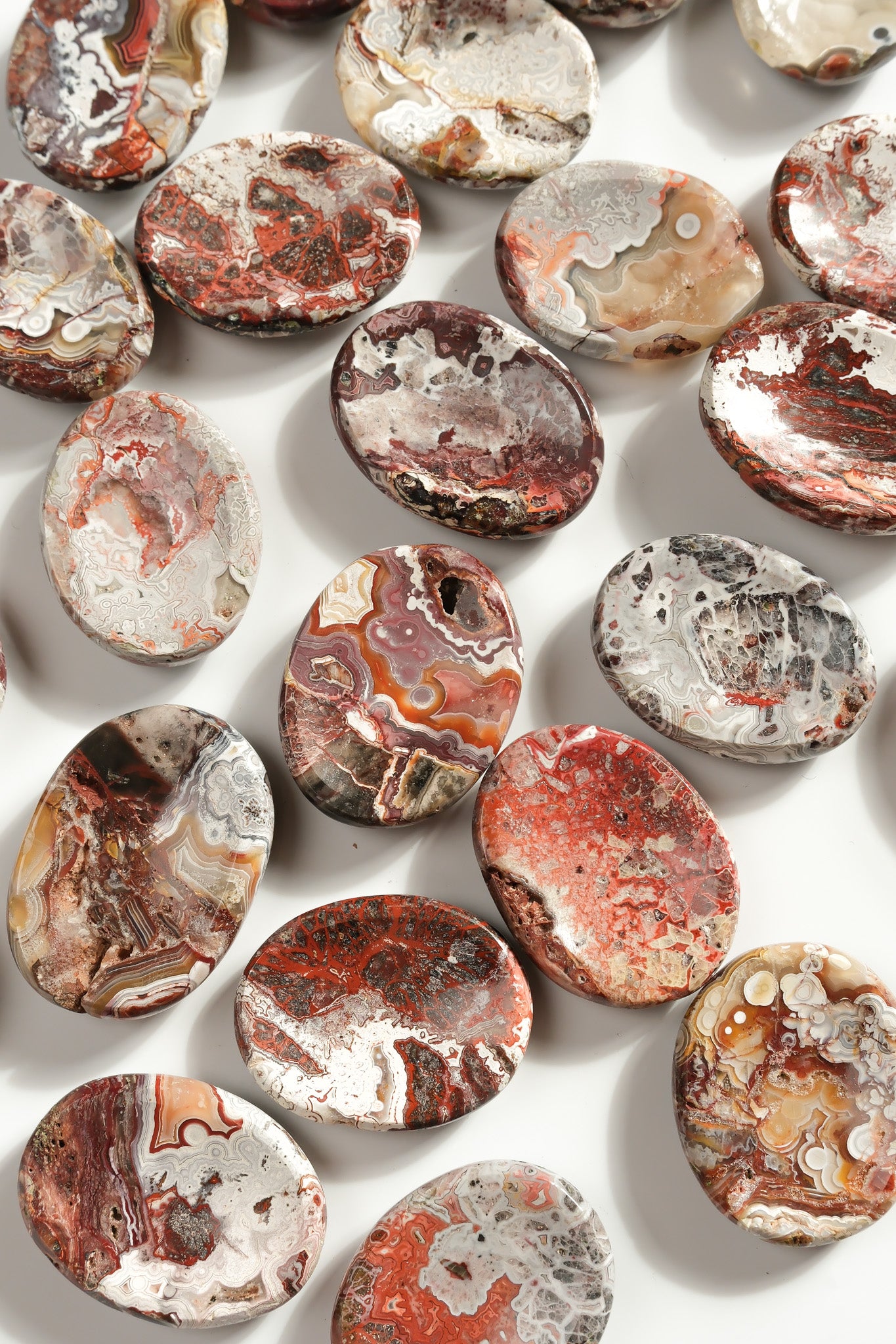 Crazy Lace Agate Worry Stone