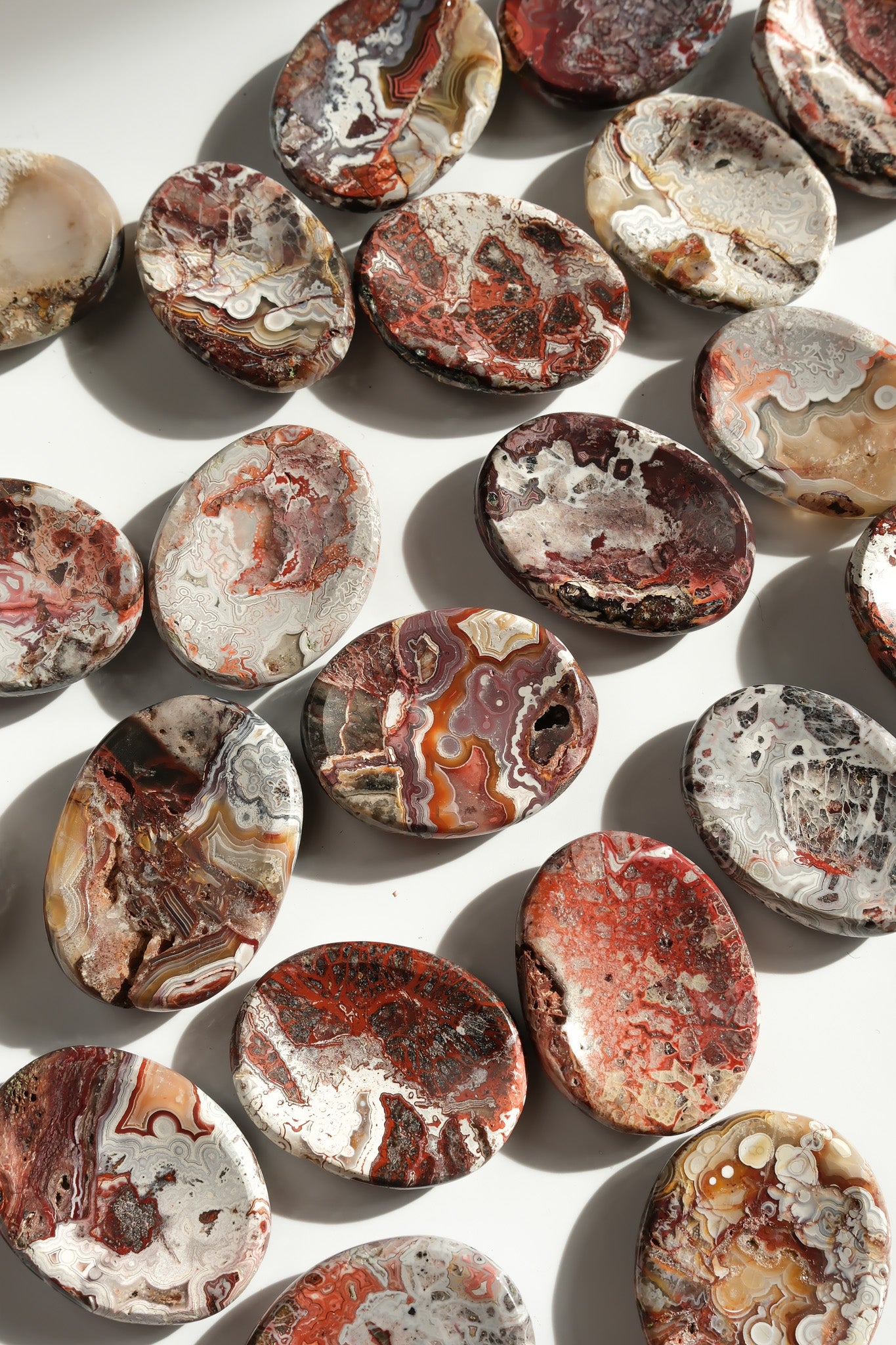 Crazy Lace Agate Worry Stone