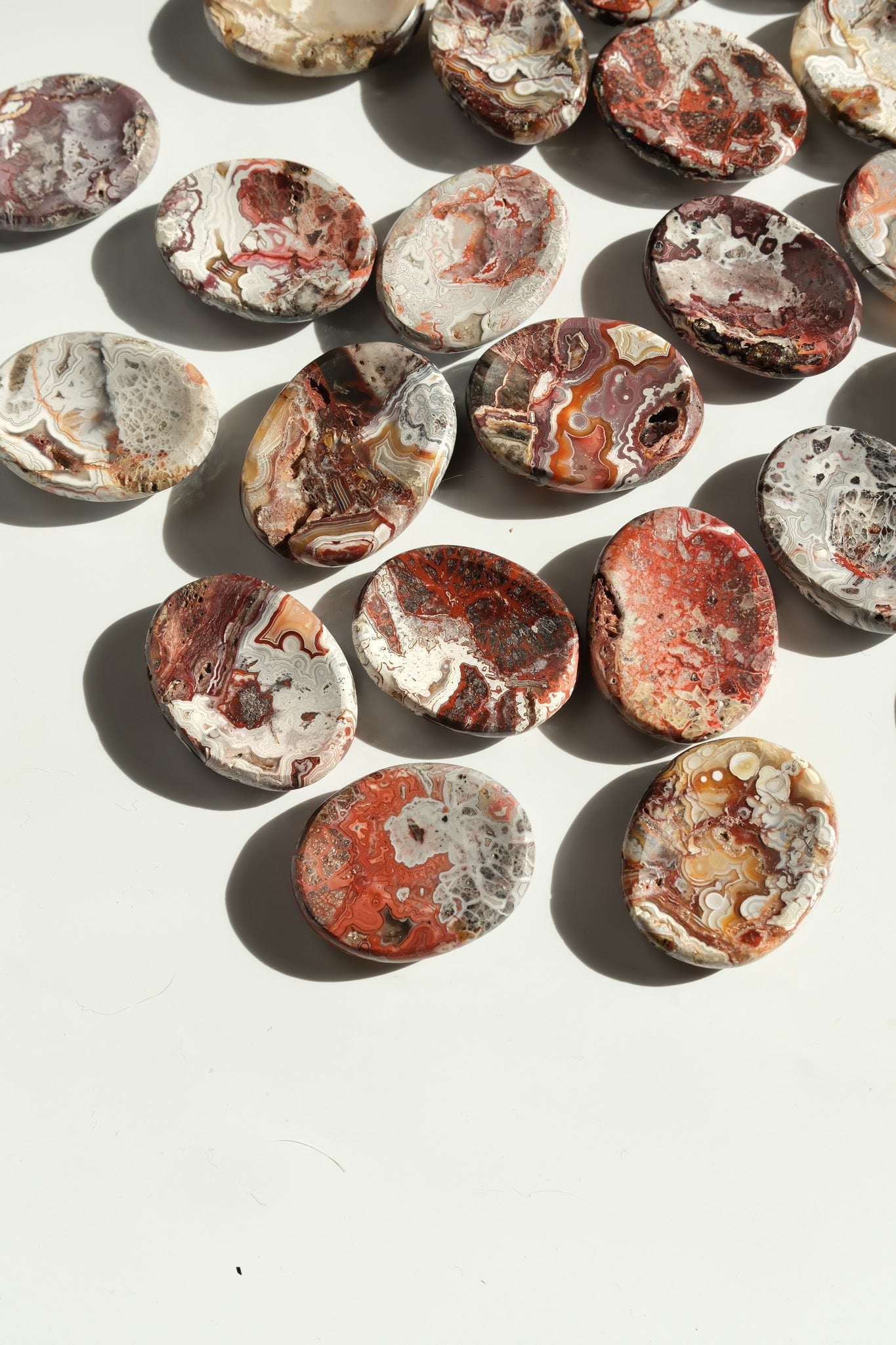 Crazy Lace Agate Worry Stone