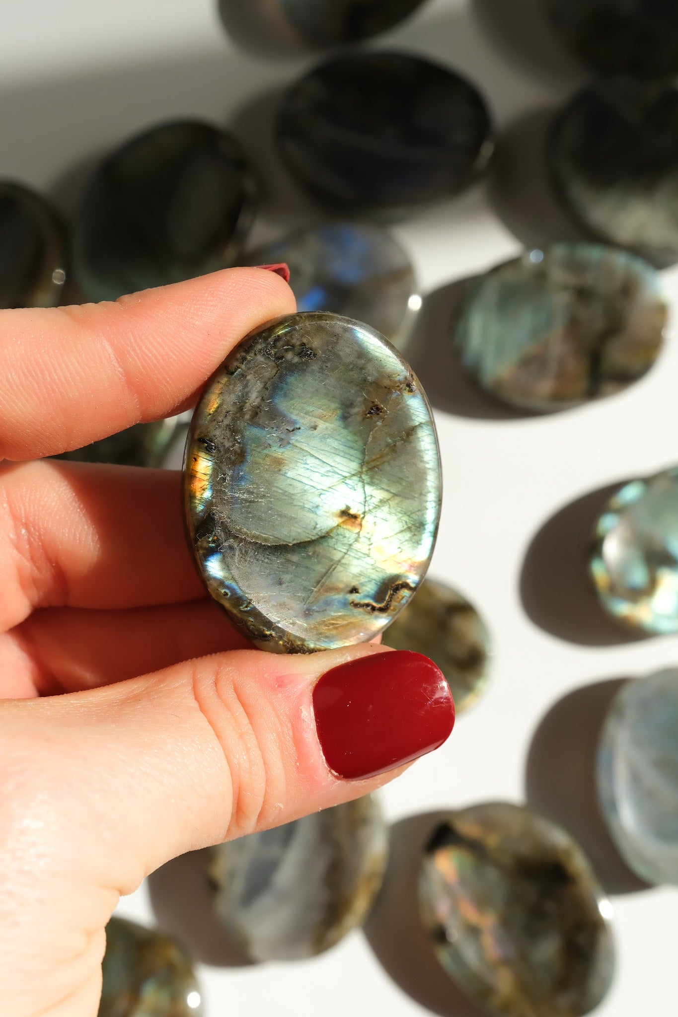 Labradorite Worry Stone