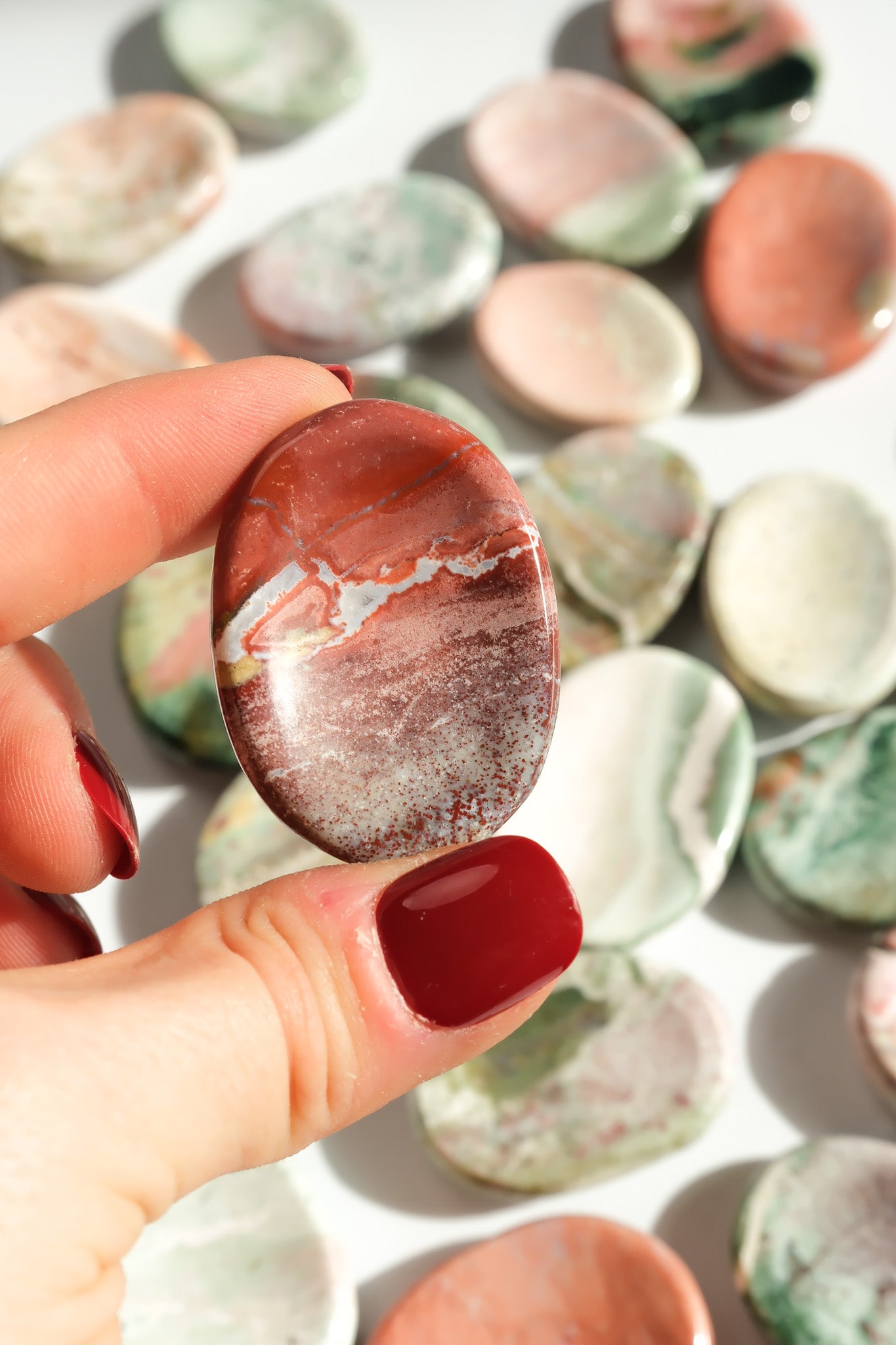 Unicorn Jasper Worry Stone